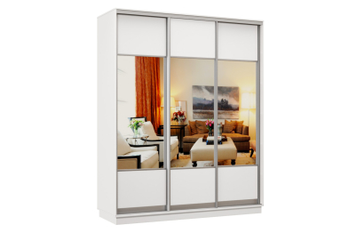 Шкаф-купе Премьер Лайт 21 (05;05;05) трехдверный