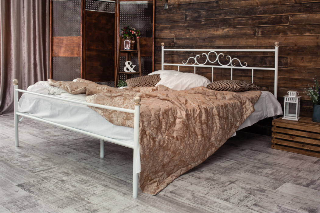 Кованые кровати, Кованая кровать Сандра1.4 с одной спинкой