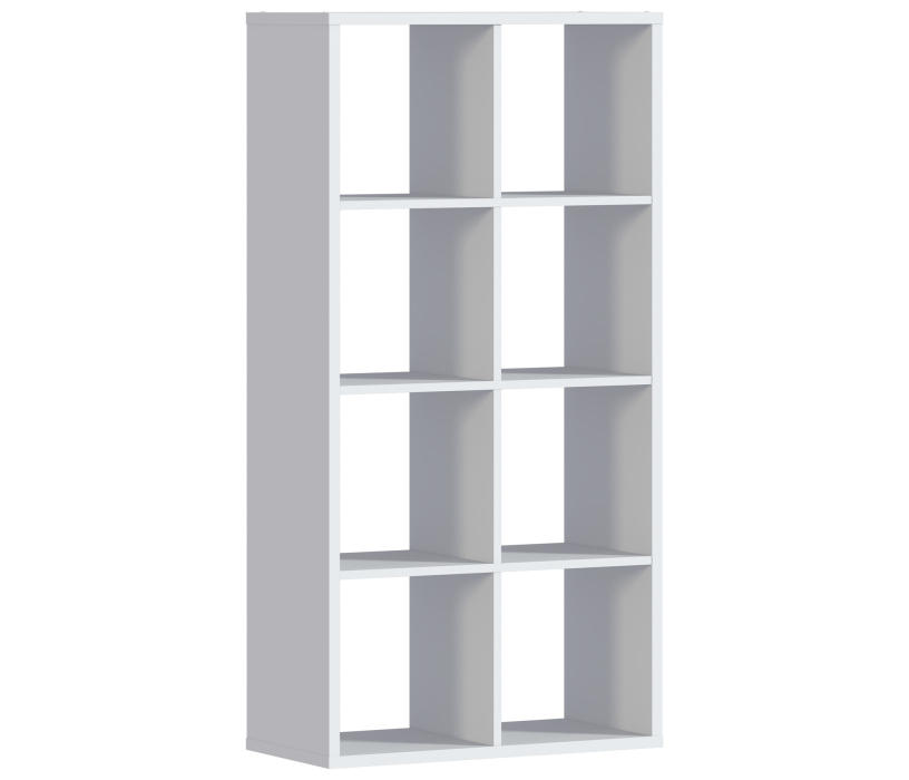 Стеллажи, Стеллаж Кито СБ-3242 Белый с ящиками