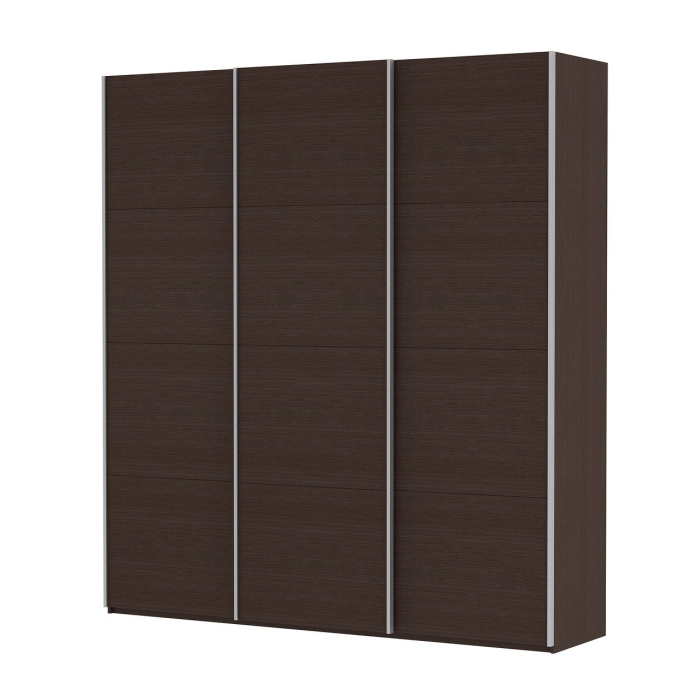 Шкафы-купе 3-х дверные, Шкаф Прайм трио ДСП 2300 х 1800 х 570