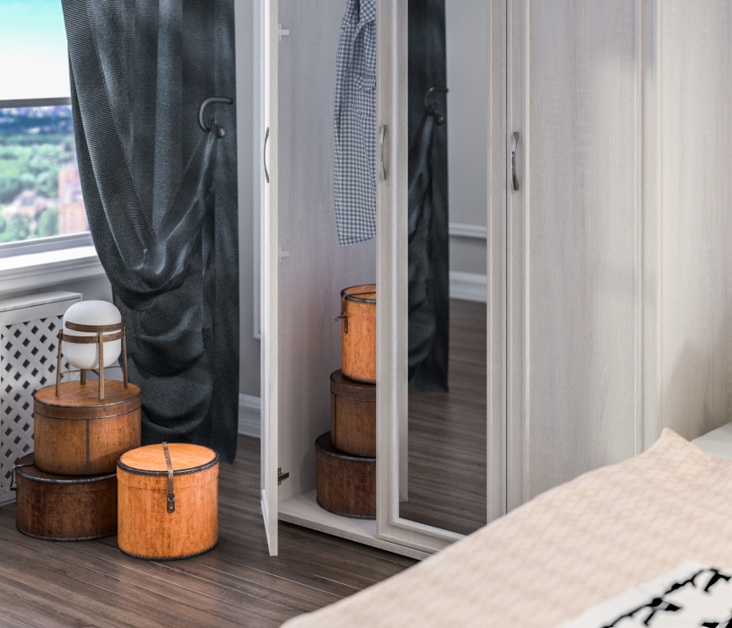 Спальные гарнитуры, Флоренция набор с кроватью(СБ-2390+СБ-2393+СБ-2395)