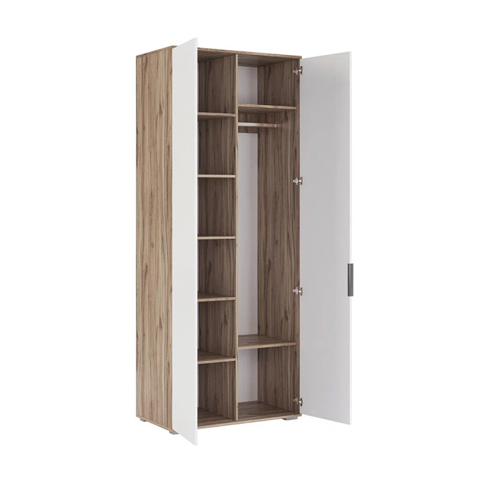 Для одежды, Шкаф двухдверный Николь мод. 6, дуб альпийский
