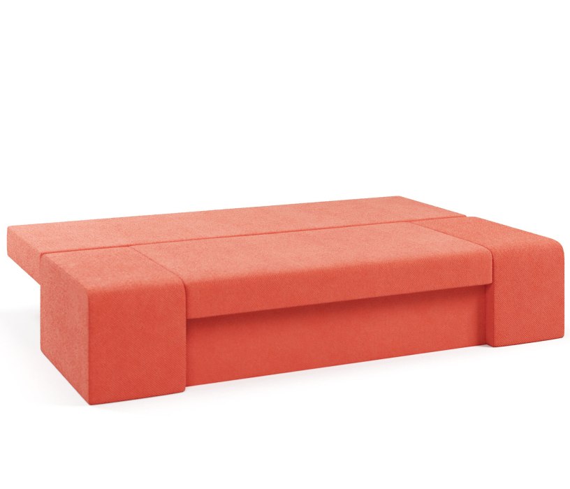 Диваны прямые, Диван-кровать прямой Сан-Ремо еврокнижка,велюр