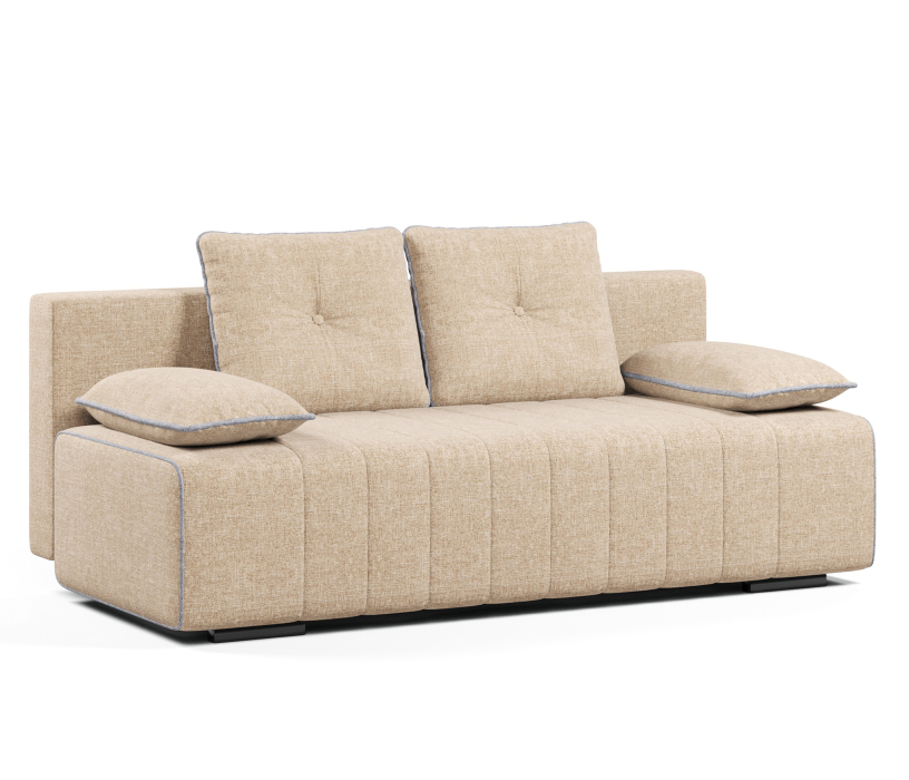 Диваны кровати со спальным местом, Диван-кровать прямой Лестер аккордеон-евро, рогожка