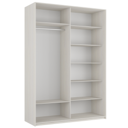 Шкаф-купе Прайм 2-х дверный Зеркала/Доводчики 140х57х230