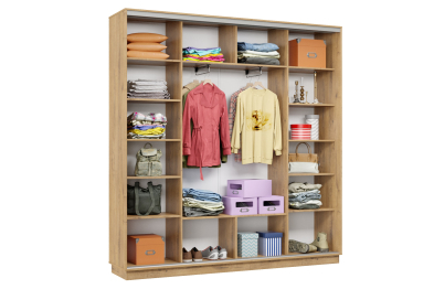 Шкаф-купе Премьер Лайт 35 (08;08;08) трехдверный