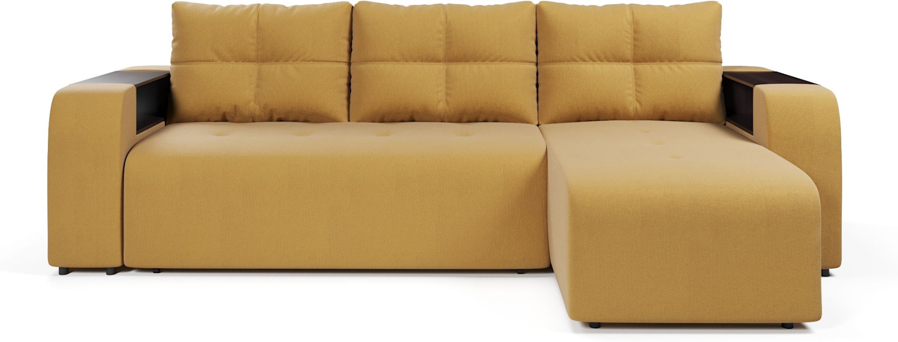 Диваны угловые, Диван-кровать угловой Дуглас еврокнижка, велюр