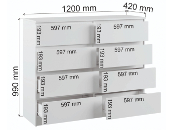 Комод Мадера 1200.8