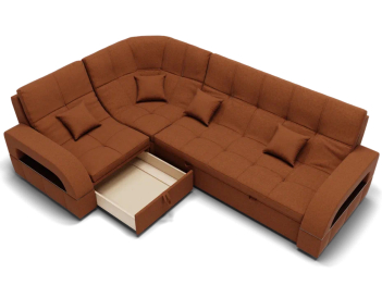 Модульный диван Майами-3,микровелюр,антивандальная и водостойкая ткань,венеция