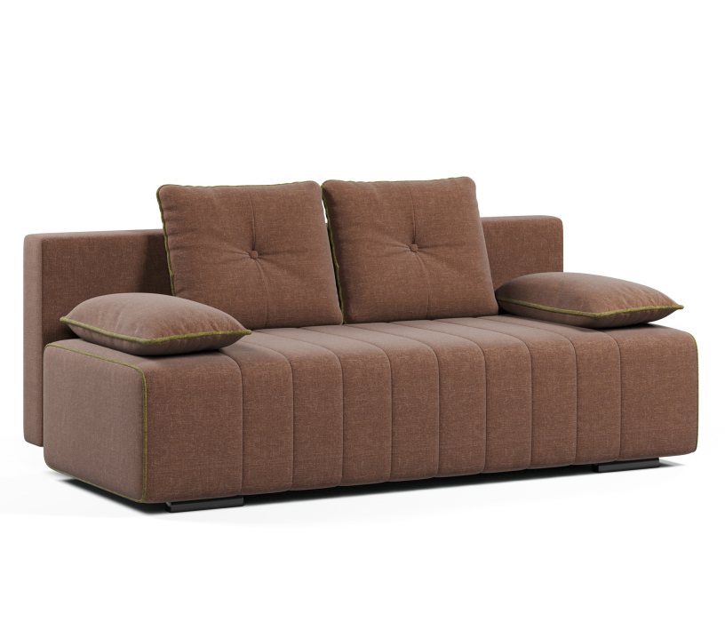 Диваны кровати со спальным местом, Диван-кровать прямой Лестер аккордеон-евро, рогожка