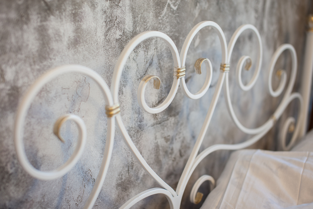 Кованые кровати, Кованая кровать Кармен 1.4 с двумя спинками