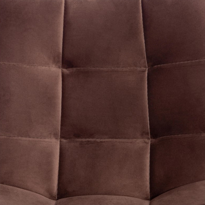 Стулья, Стул полубарный Chilly, коричневый бархат