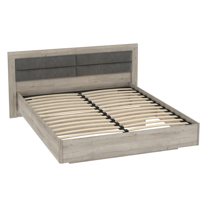 Кровати с мягким изголовьем, Кровать Анима КР-321-16-18, 1,8*2,0, дуб серый, alpina 14