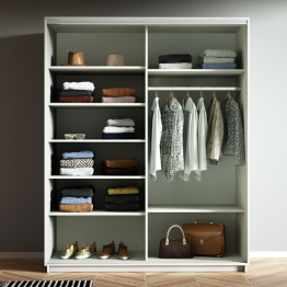 Шкаф-купе Прайм дуо Белый Глянец 2300 x 1200 x 570