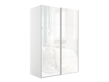 Шкаф-купе Эста Стекло белое+Стекло белое 160х66х240