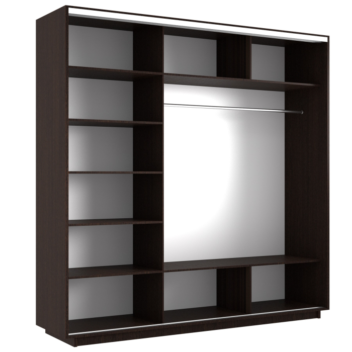 Шкафы-купе, Шкаф-купе Медиум Широкий, 180х60х220