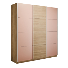 Шкаф-купе Прайм 3-х дверный Стекла пудра/ДСП/Доводчики 180х57х230