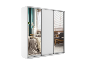 Шкаф-купе Экспресс Медиум (2 зеркала) трио 2200 x 2400 x 450