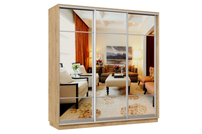 Шкаф-купе Премьер Лайт 33 (11;11;11) трехдверный