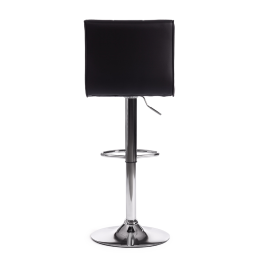Стул барный BARBER, черный, хром