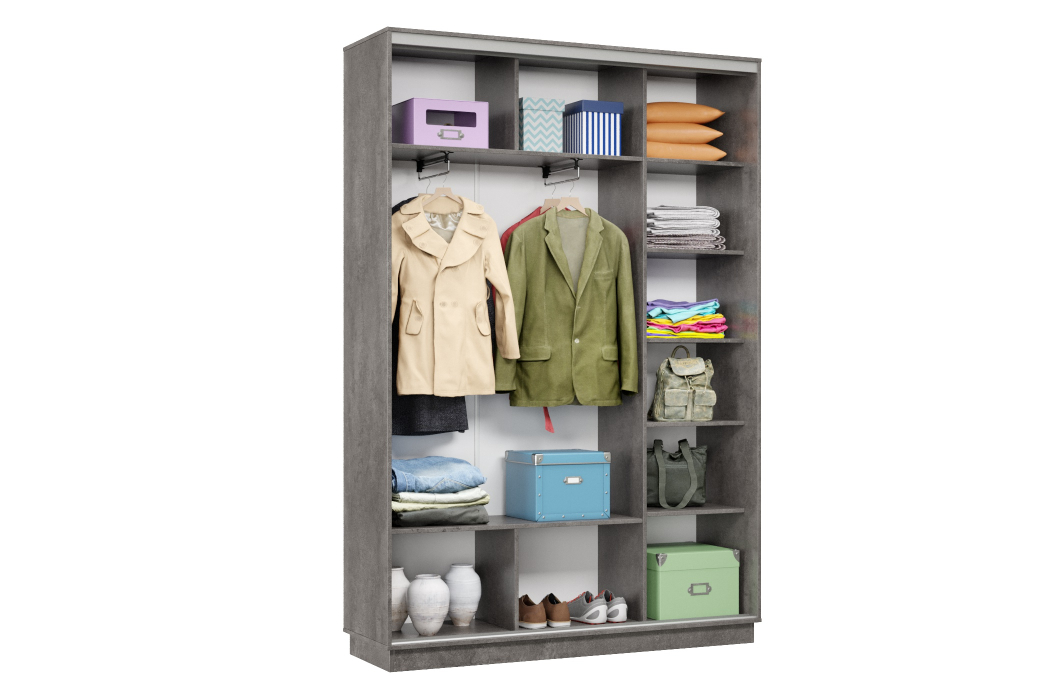 Шкафы-купе, Шкаф-купе Премьер Лайт 11 (08;08) двухдверный