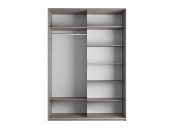 Шкаф-купе Прайм 2-х дверный Стекла хаки/Доводчики 140х57х230