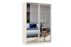 Шкафы-купе, Шкаф-купе Премьер Лайт 09 (11;11) двухдверный