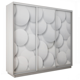 Шкаф-купе Экспресс 3-х дверный Фотопечать Шары Стекла 210х45х240