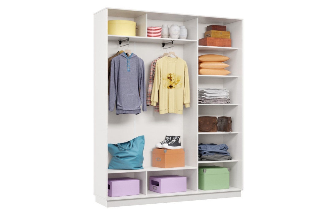 Шкафы-купе 3-х дверные, Шкаф-купе Премьер 23 (11ЗГ;11ЗГ;11ЗГ) фасады зеркало графит/трёхдверный/Профиль чёрный муар