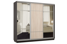 Шкафы-купе, Шкаф-купе Премьер Лайт 57 (11;08;11) трехдверный