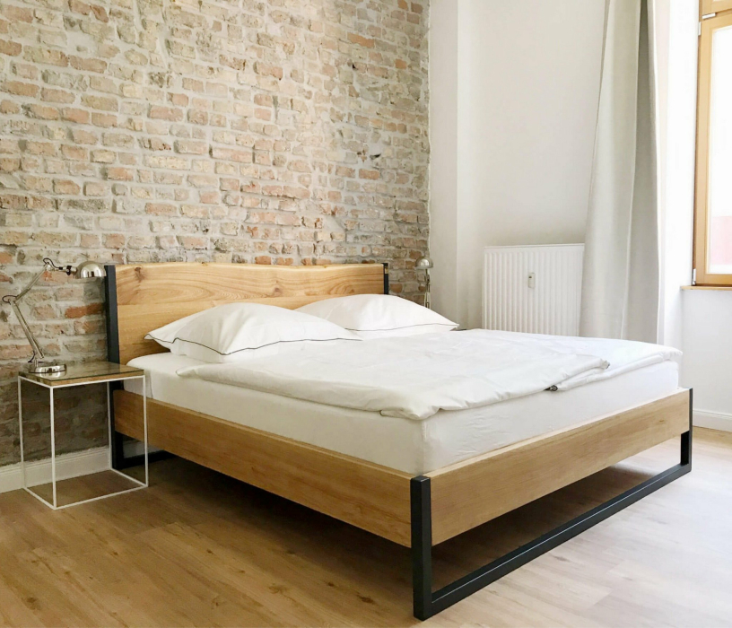 Кровати 160 см, Кровать в стиле лофт Ардено 1.6