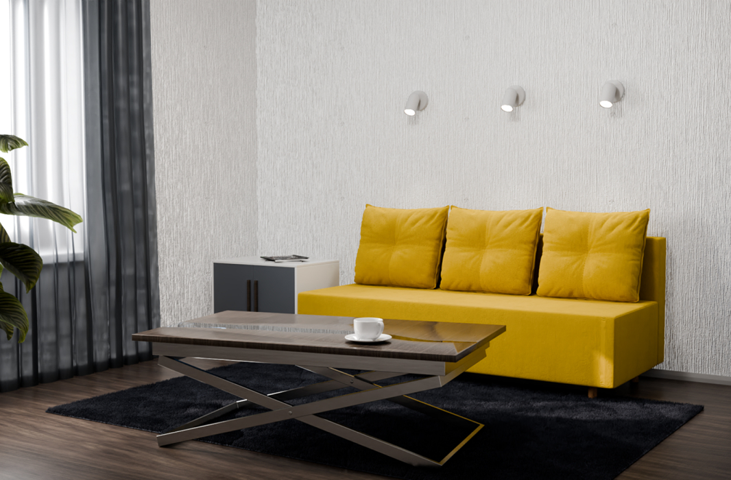 Диваны еврокнижки, Прямой диван Сияние,еврокнижка,велюр