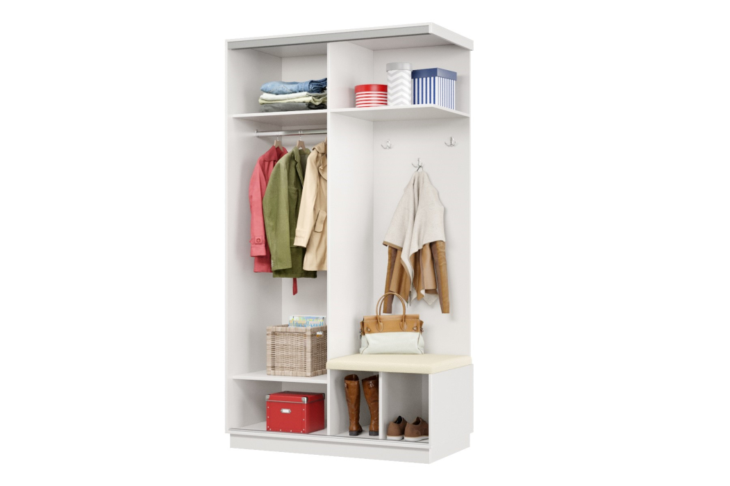 Прихожие, Прихожая Премьер 04 Лайт Мини 11 Правая Мягкая