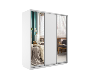 Шкаф-купе Экспресс Медиум (2 зеркала) трио 2200 x 2100 x 600