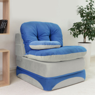 Детские диваны, Бескаркасное кресло-кровать Клиффорд 900*950мм  велюр