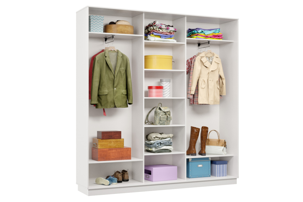 Шкафы-купе 3-х дверные, Шкаф-купе Премьер Лайт 41 (01;02;01) трехдверный