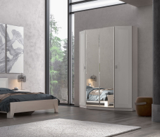 Для одежды, Шкаф Лежер ШК-3122, бодега белая, холст белый