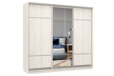 Шкаф-купе Премьер Лайт 60 (08;11;08) трехдверный