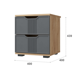 Тумба прикроватная Эмилия ЭЛ-25