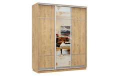 Шкафы-купе 3-х дверные, Шкаф-купе Премьер Лайт 21 (08;11;08) трехдверный