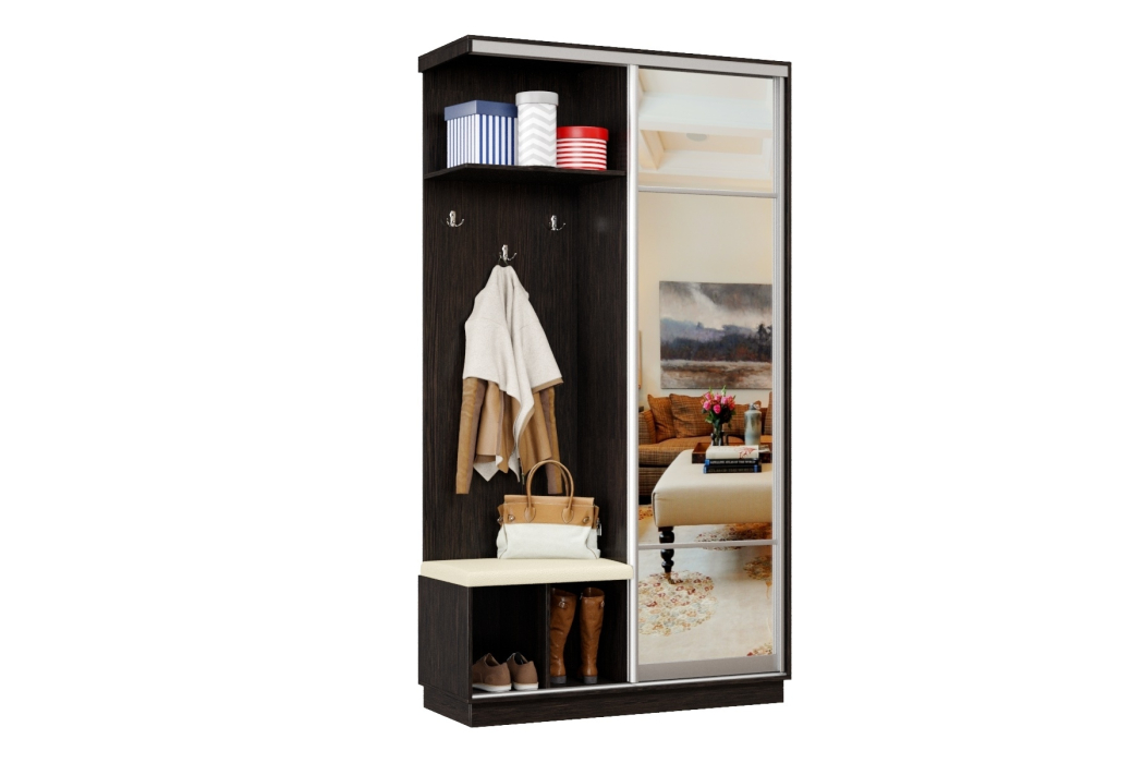 Прихожие, Прихожая Премьер 01 Лайт 11 Левая Мягкая