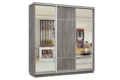 Шкаф-купе Премьер Лайт 33 (11;08;11) трехдверный