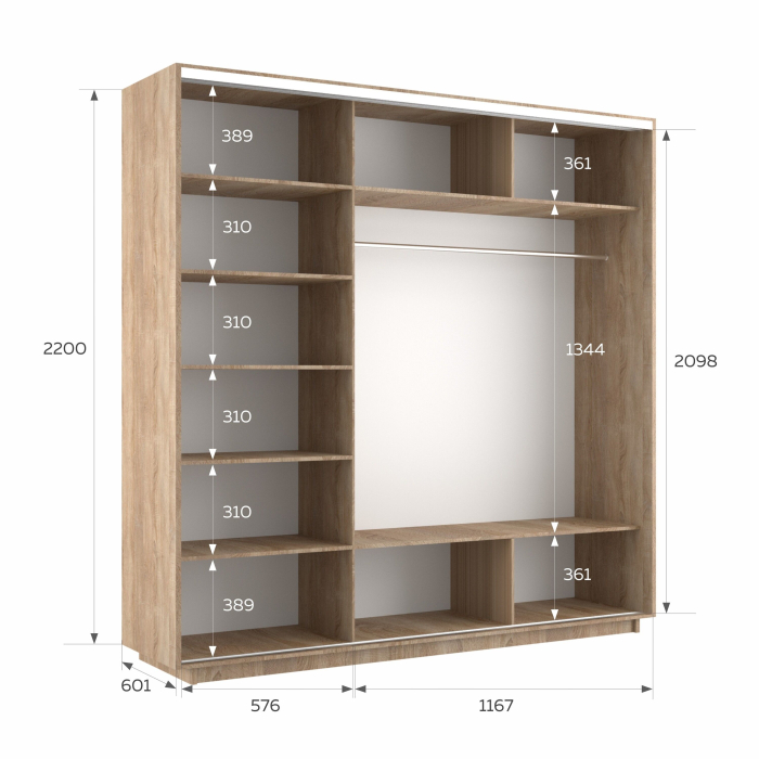 Шкафы-купе 3-х дверные, Шкаф-купе Экспресс 3-х дверный Фотопечать Шелк Стекла 180х60х220