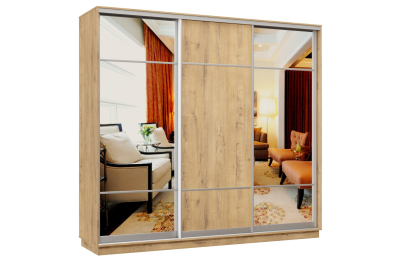 Шкаф-купе Премьер Лайт 57 (11;08;11) трехдверный