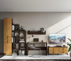 Открытые, Стеллаж Шер Ст-3302, дуб апрель темный