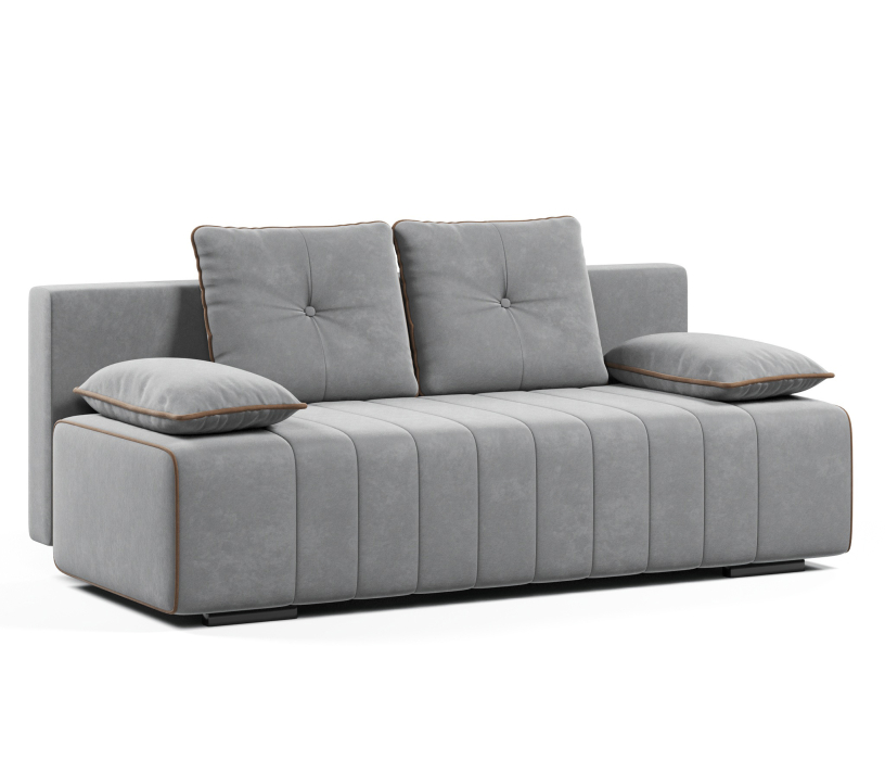 Диваны кровати со спальным местом, Диван-кровать прямой Лестер аккордеон-евро, велюр