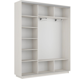 Шкаф-купе Экспресс 3-х дверный Фотопечать Ленты Стекла 180х45х240