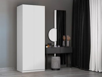 Шкаф складной Е1 Локер ("Гармошка" с системой Push to Move/Правый)81х52.5х220 см