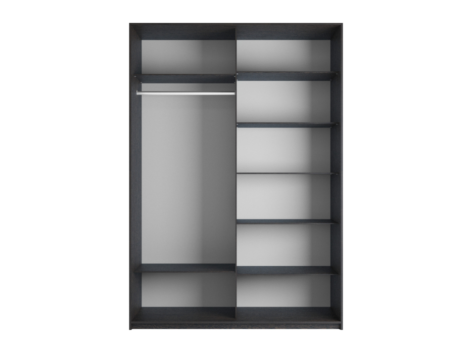 Шкафы-купе 2-х дверные, Шкаф-купе Прайм 2-х дверный ДСП/Стекло хаки/Доводчики 120х57х230