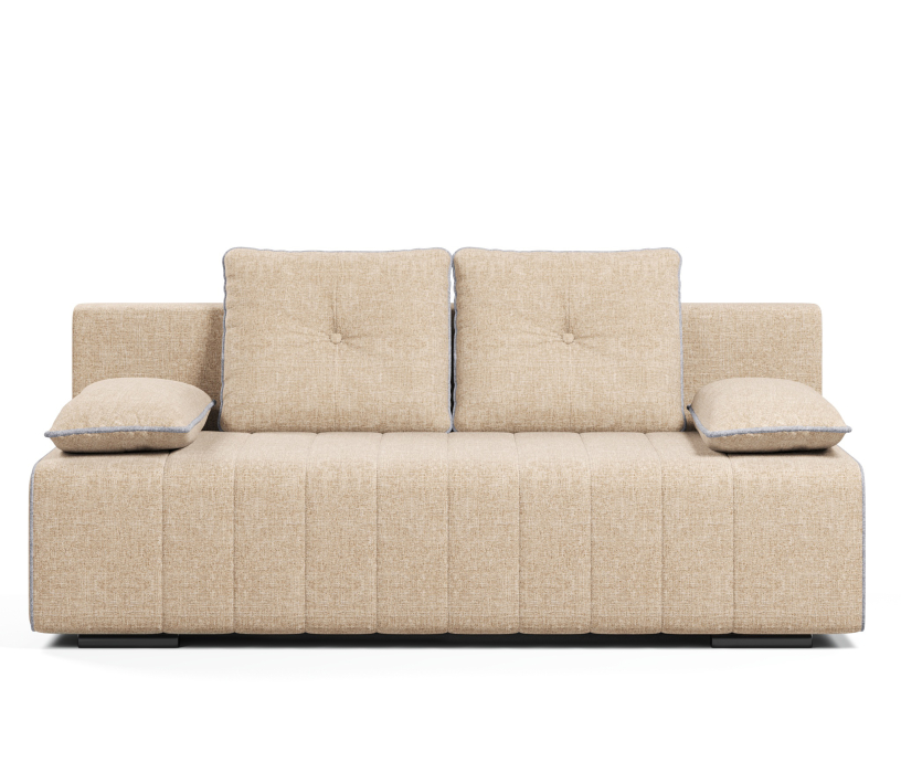 Диваны кровати со спальным местом, Диван-кровать прямой Лестер аккордеон-евро, рогожка